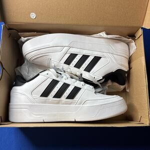 Adidas Break Start Bold W Women’s Size 10 White/Black Platform JP7526 NEW In Box
